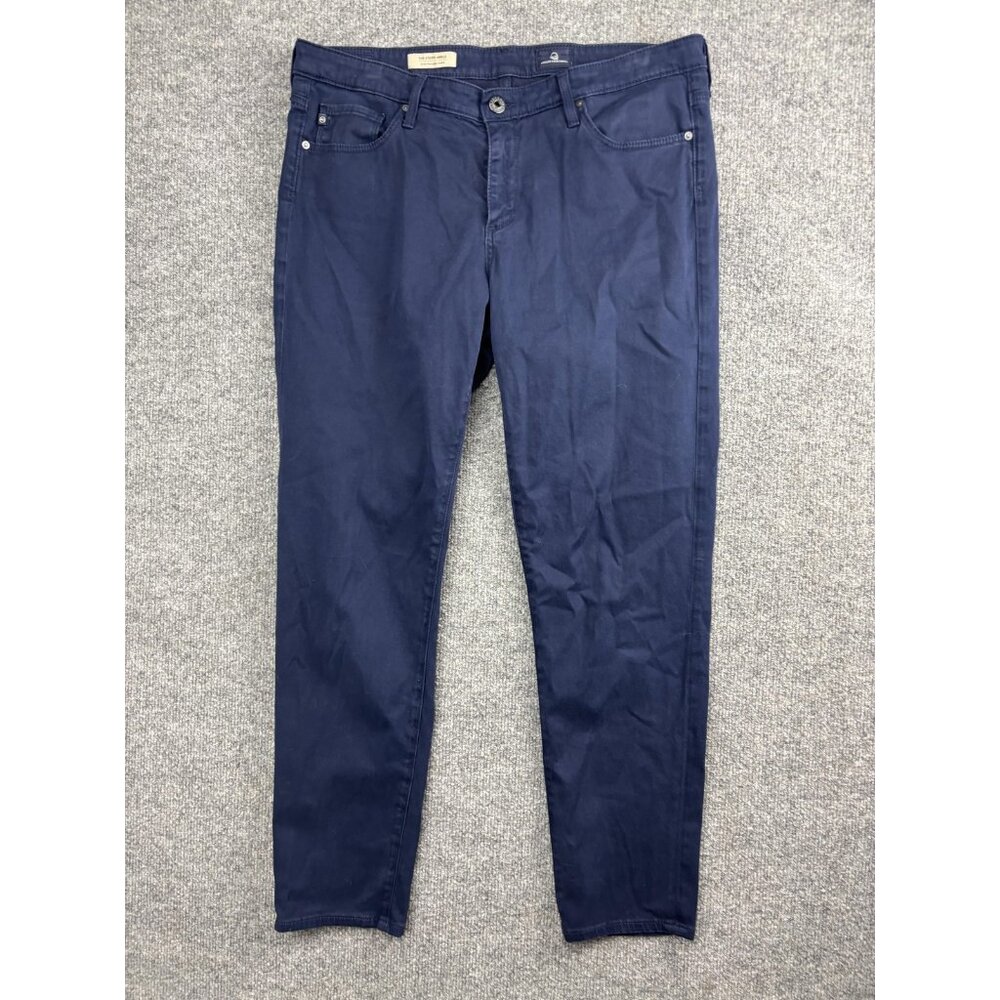 AG Adriano Goldschmied Stevie Ankle Jeans Womens‎ 31R Slim Straight Modal Denim